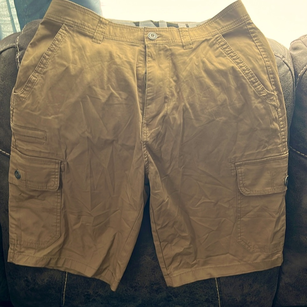 Iron brand. Tan cargo shorts.  NWOT